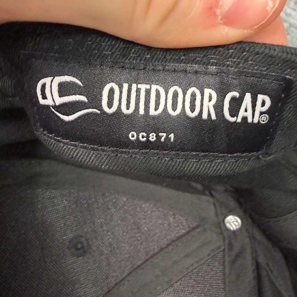 Outdoor Cap 5-hour Energy Black Snapback Hat OC871 Yellow Logo Baseball Cap